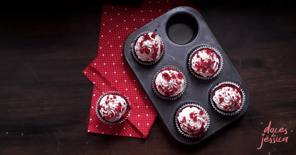 receita cupcake red velvet- docesdajessica