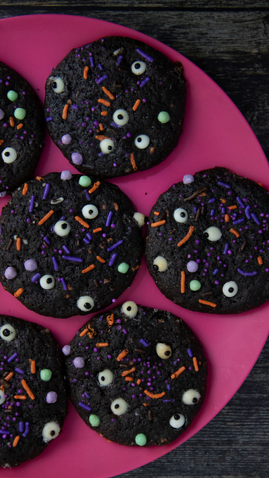cookies de olhos cacau black - docesdajessica