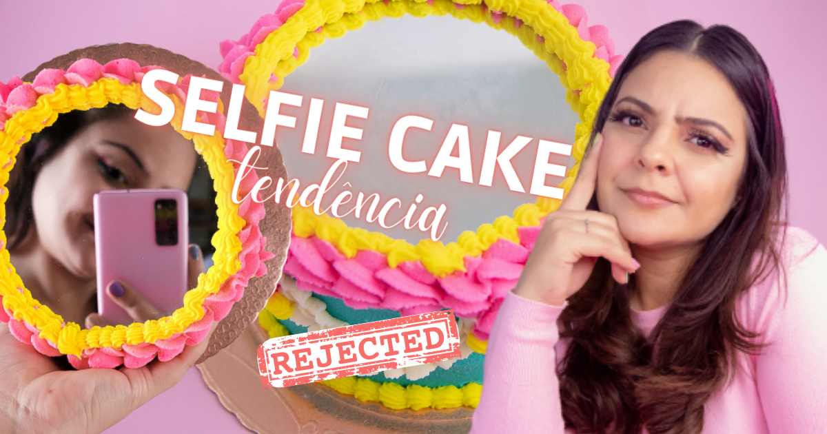 selfie cake - docesdajessica